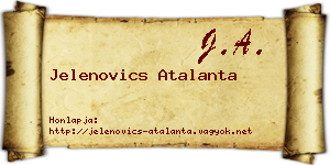 Jelenovics Atalanta névjegykártya